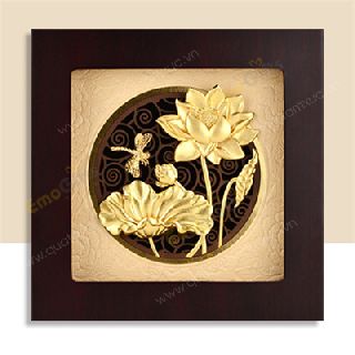 TRANH ĐỒNG MẠ VÀNG 24K