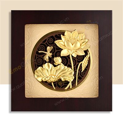 TRANH ĐỒNG MẠ VÀNG 24K